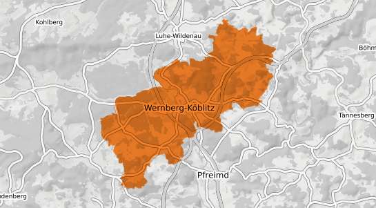 Mietspiegelkarte Wernberg-K&ouml;blitz